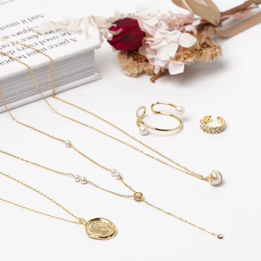 Coin Necklace - Nickel-Free Melting Coin Pendant, Sealing Stamp Design