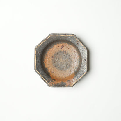 Keiji Tanaka Octagon Plate Nanban Woodfired