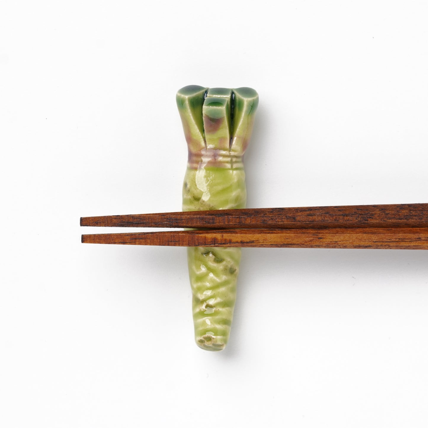 Ihoshiro Kiln Chopstick Rest – Wasabi Root Design