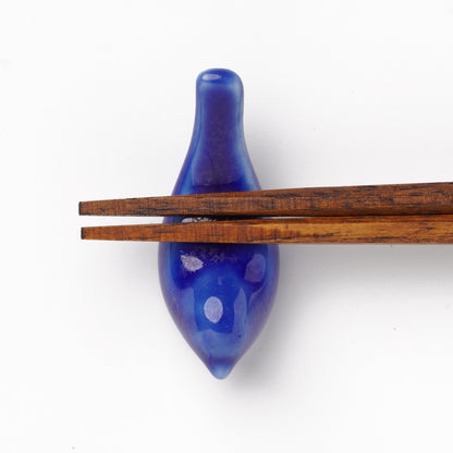 Ihoshiro Kiln Chopstick Rest – Blue Bird Motif