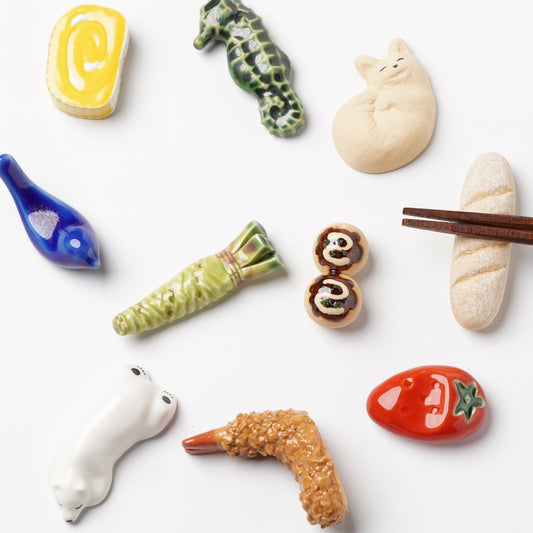 Ihoshiro Kiln Chopstick Rest – Takoyaki Japanese Snack