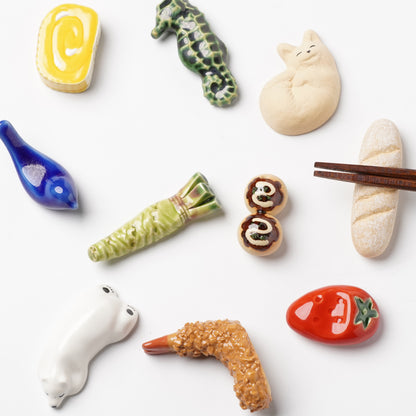 Ihoshiro Kiln Chopstick Rest – German Bread (Weizenmischbrot)