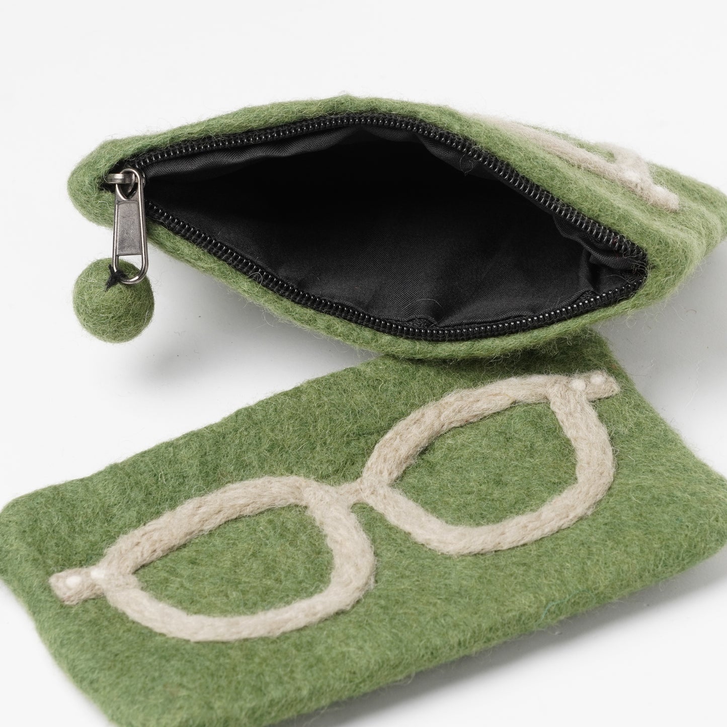 Wool Felt Glasses Pouch / Cosmetic Pouch / Pen Case