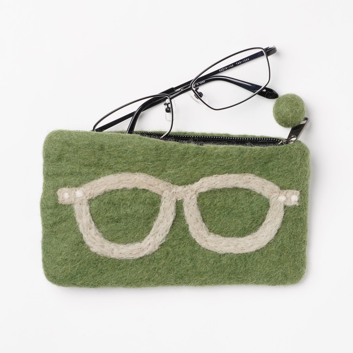 Wool Felt Glasses Pouch / Cosmetic Pouch / Pen Case