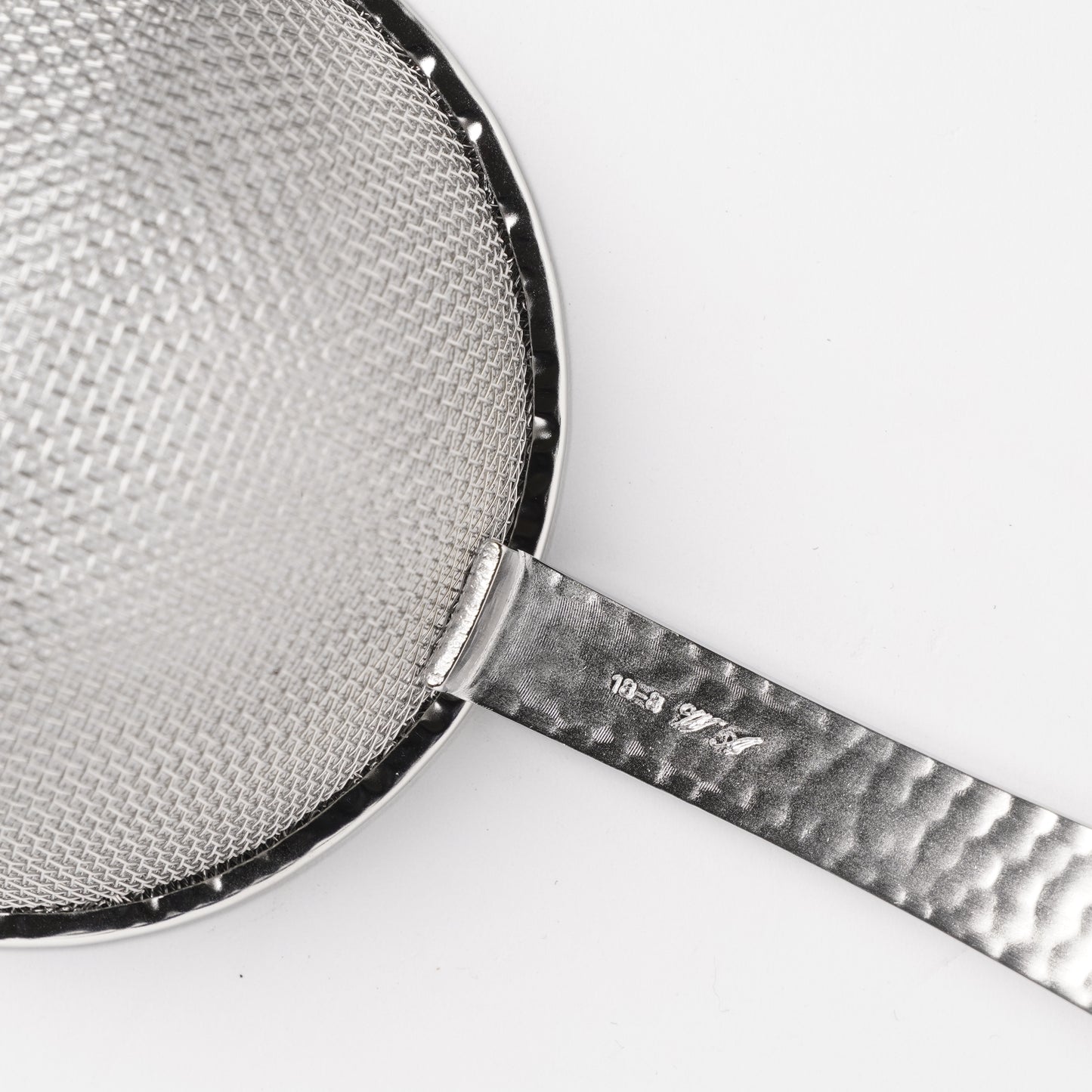 Nagomi Hammered - Pattern Tea Strainer with Handle