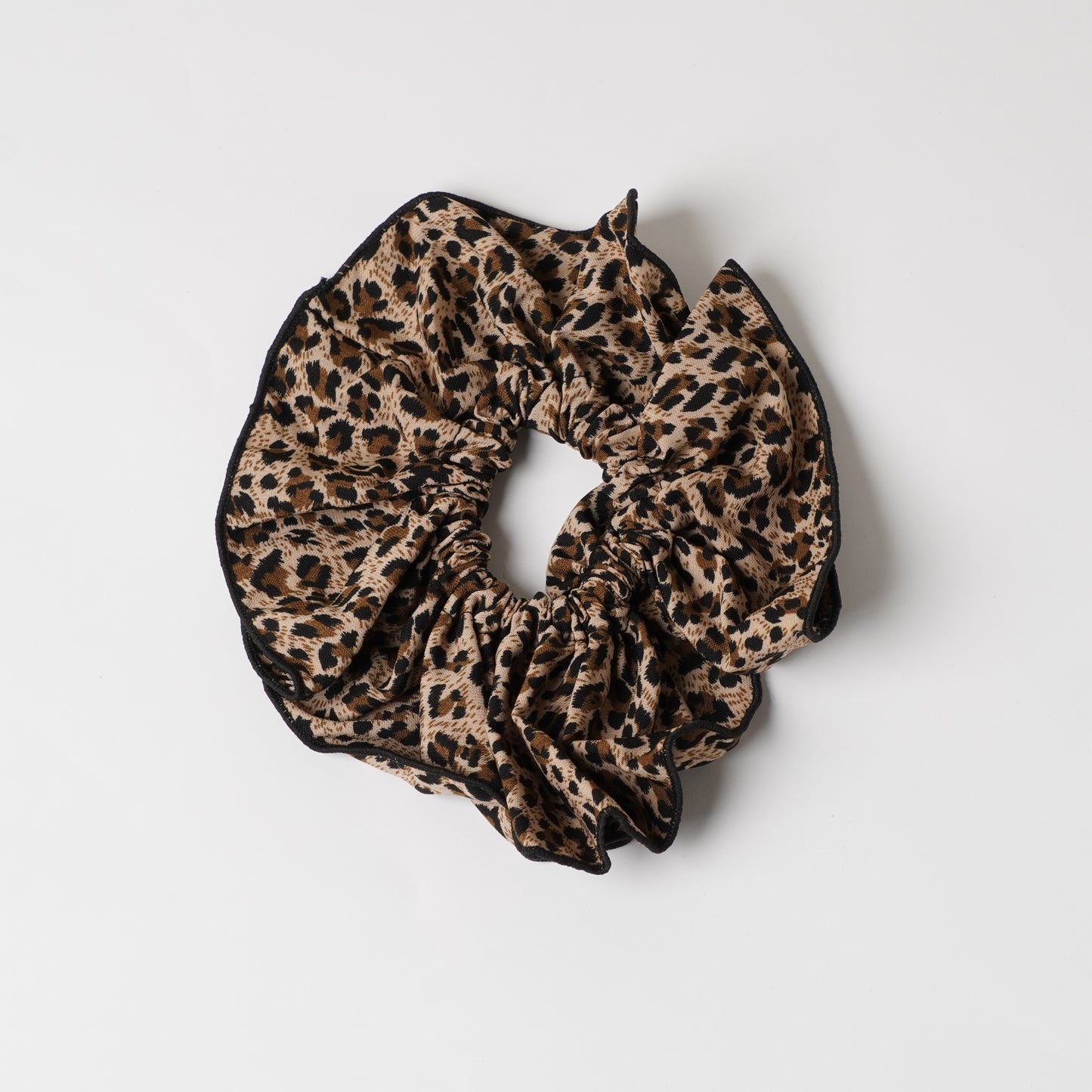 Hair Scrunchie Tie - Leopard Print