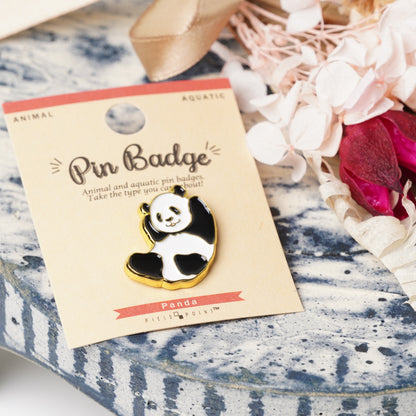 Panda Enamel Pin – Kawaii Animal Badge for Backpacks & Gifts