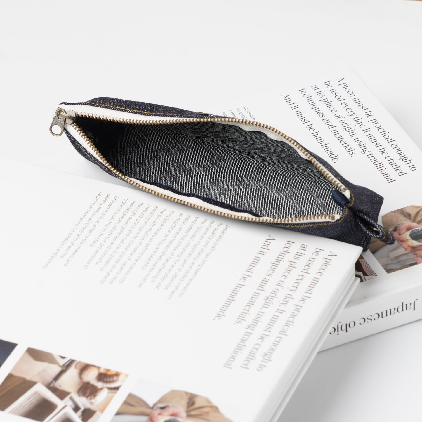 Pen Case Denim Slim