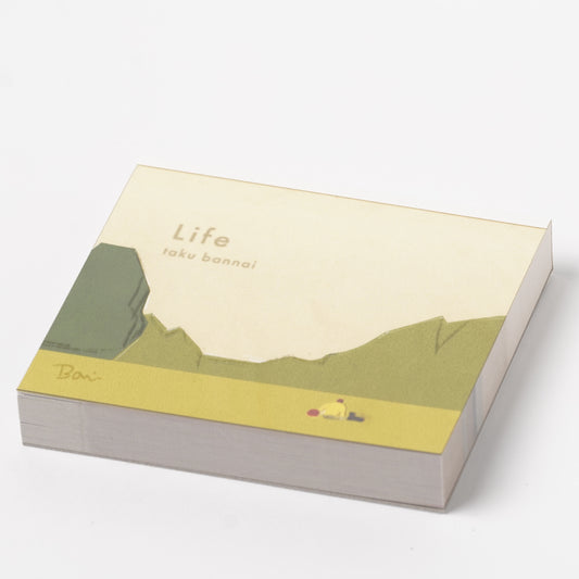 Block Memo Pad Life - 2025 Autumn cozyca products