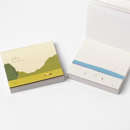 Block Memo Pad Life - 2025 Autumn cozyca products