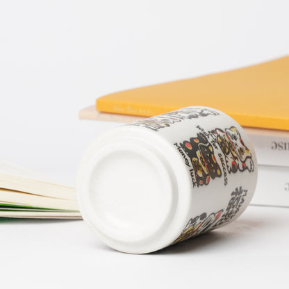 Tea Cup Maneki Neko (Lucky Cat) - Authentic Japanese Yunomi