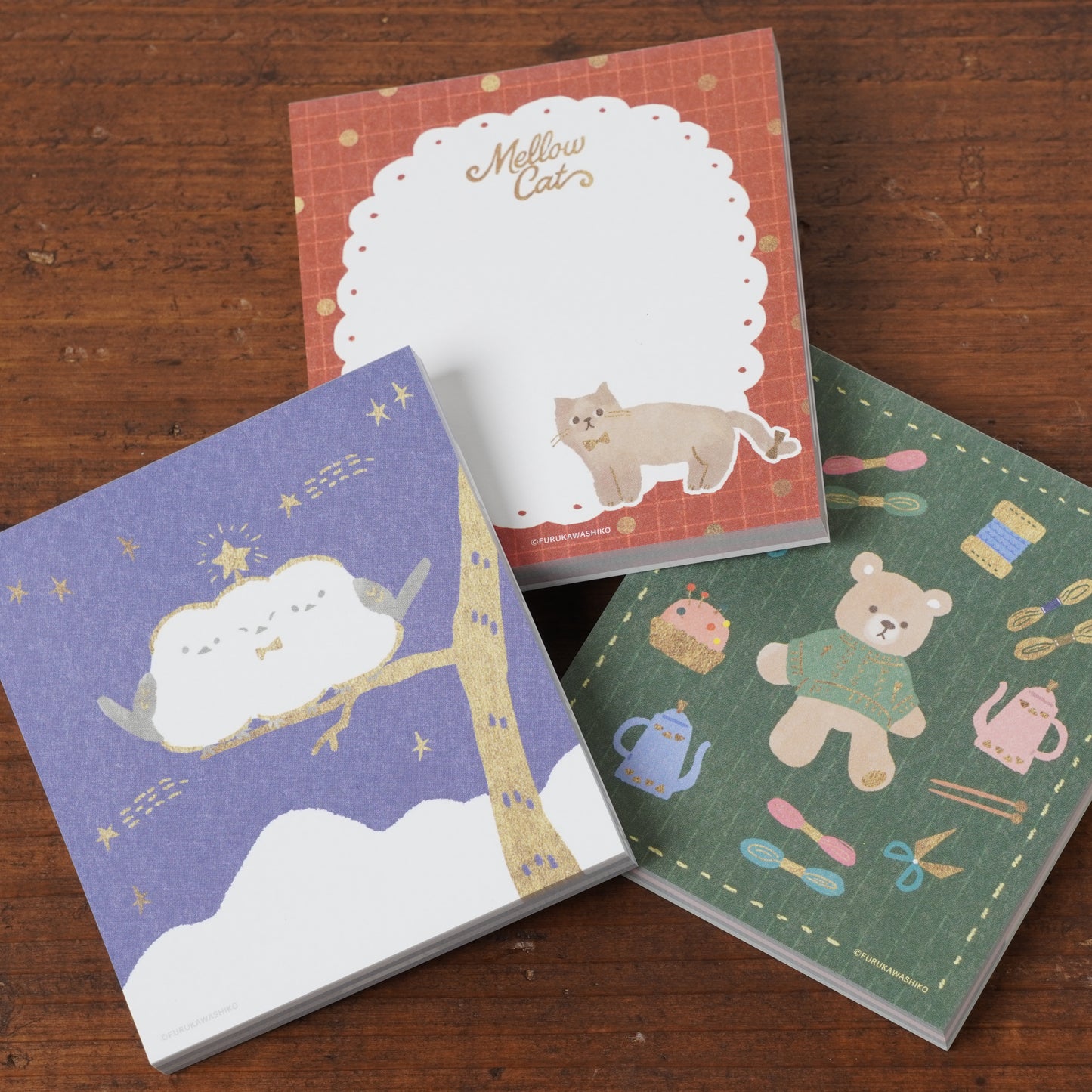 Furukawa Memo Pad - Bear