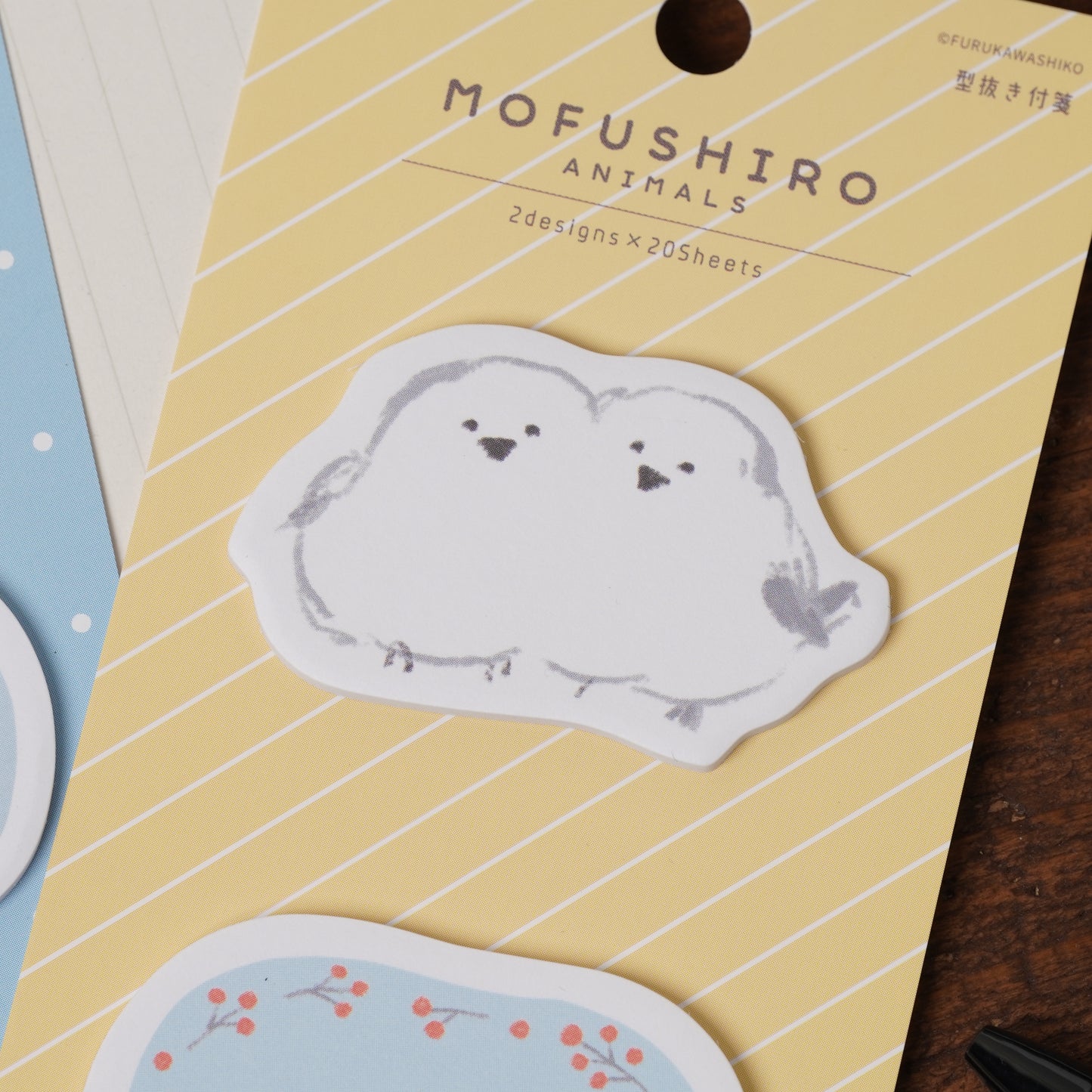 Die-Cut Animal Sticky Notes - Shimaenaga