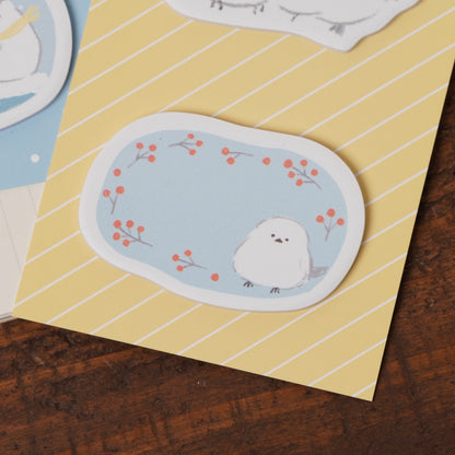 Die-Cut Animal Sticky Notes - Shimaenaga