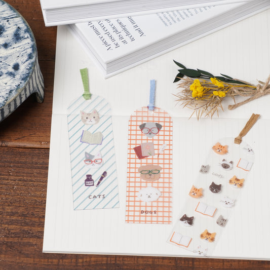 Clear Book Marker - HONTOWATASHI Series Cat