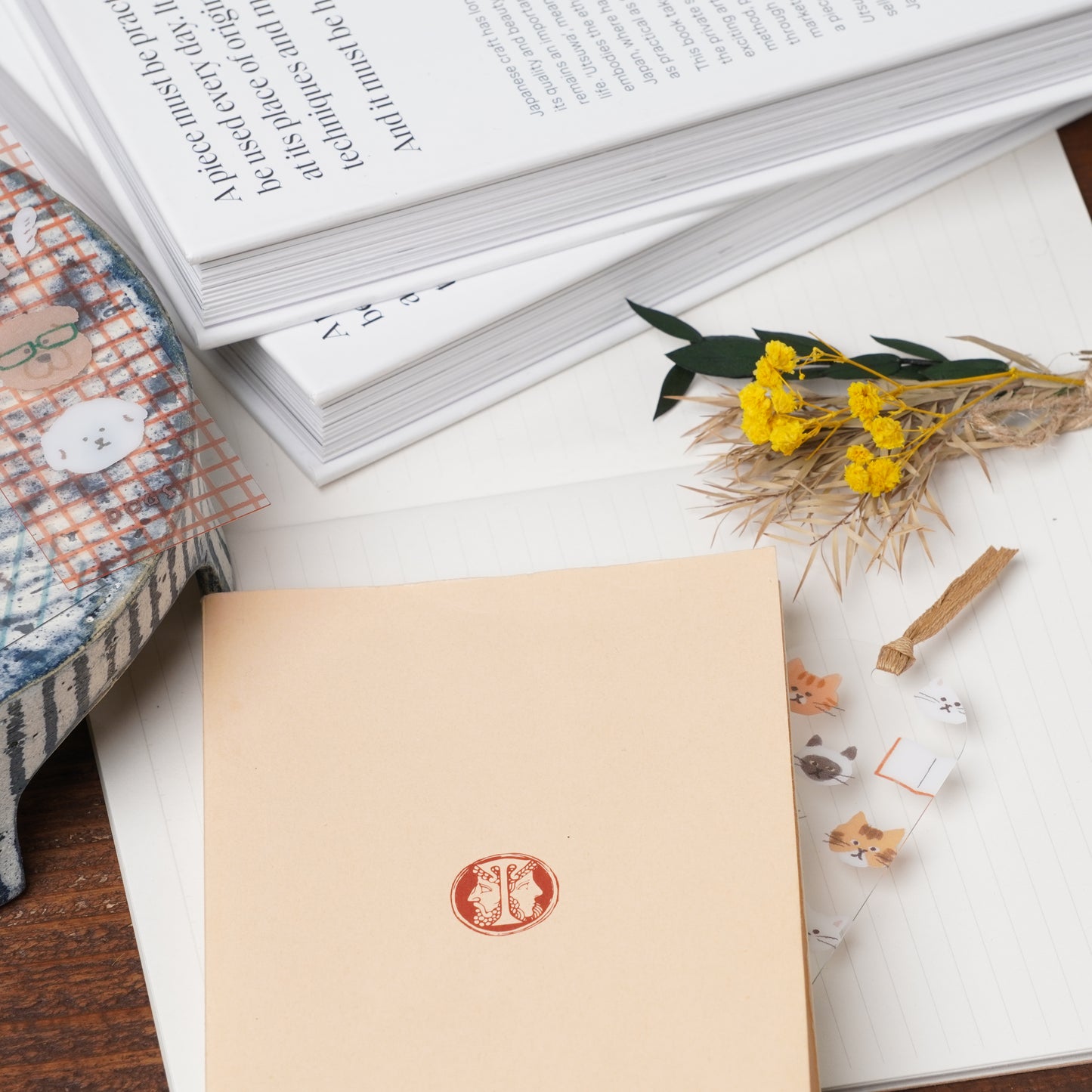 Clear Book Marker - HONTOWATASHI Series Cats