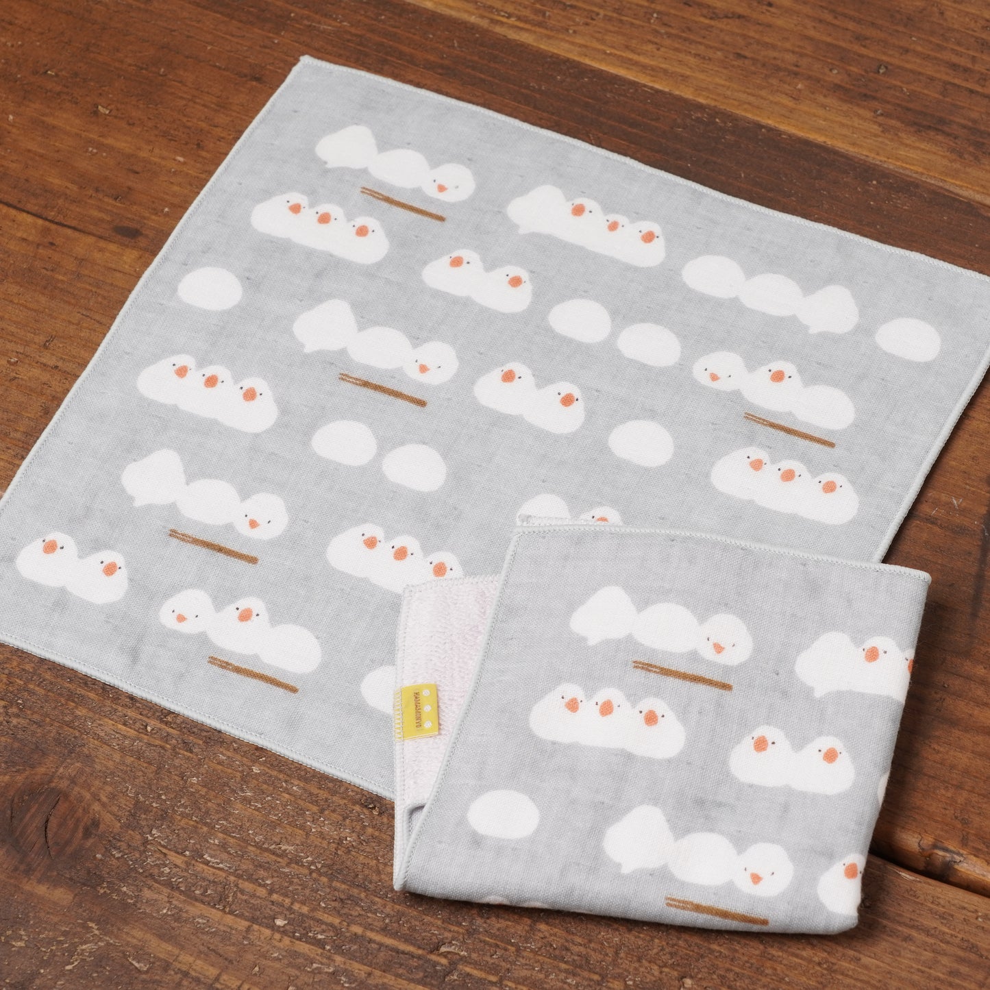 Hamamonyo Semi-Wash Japanese Towel Sparrow