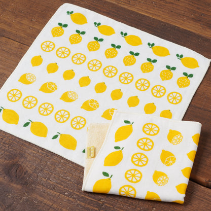 Hamamonyo Semi-Wash Japanese Towel Lemon