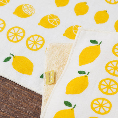 Hamamonyo Semi-Wash Japanese Towel Lemon