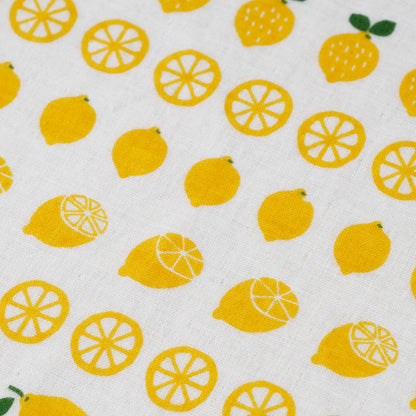 Hamamonyo Semi-Wash Japanese Towel Lemon
