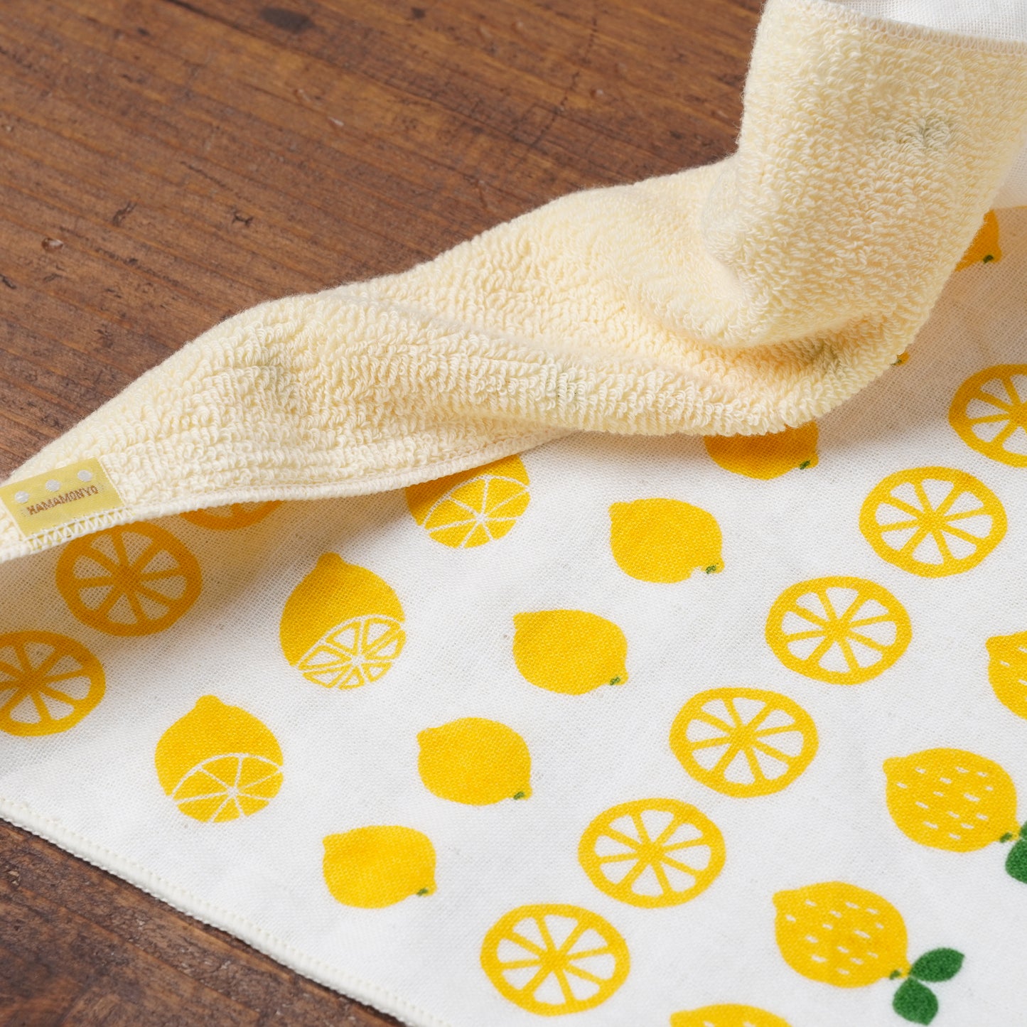 Hamamonyo Semi-Wash Japanese Towel Lemon
