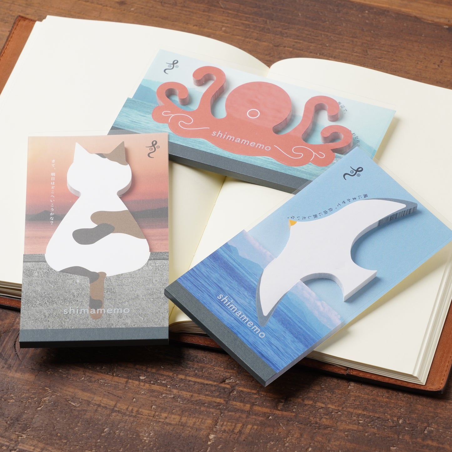 Memo Pad "shimamemo" - Playful Octopus