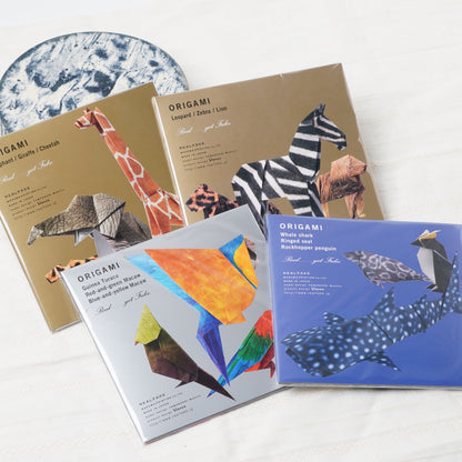 Animal Pattern Origami -Savanna Animals Type B (Zebra / Lion / Leopard)