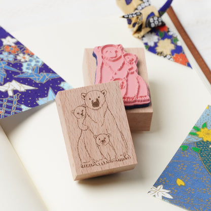 Wooden Stamp - Polar Bear