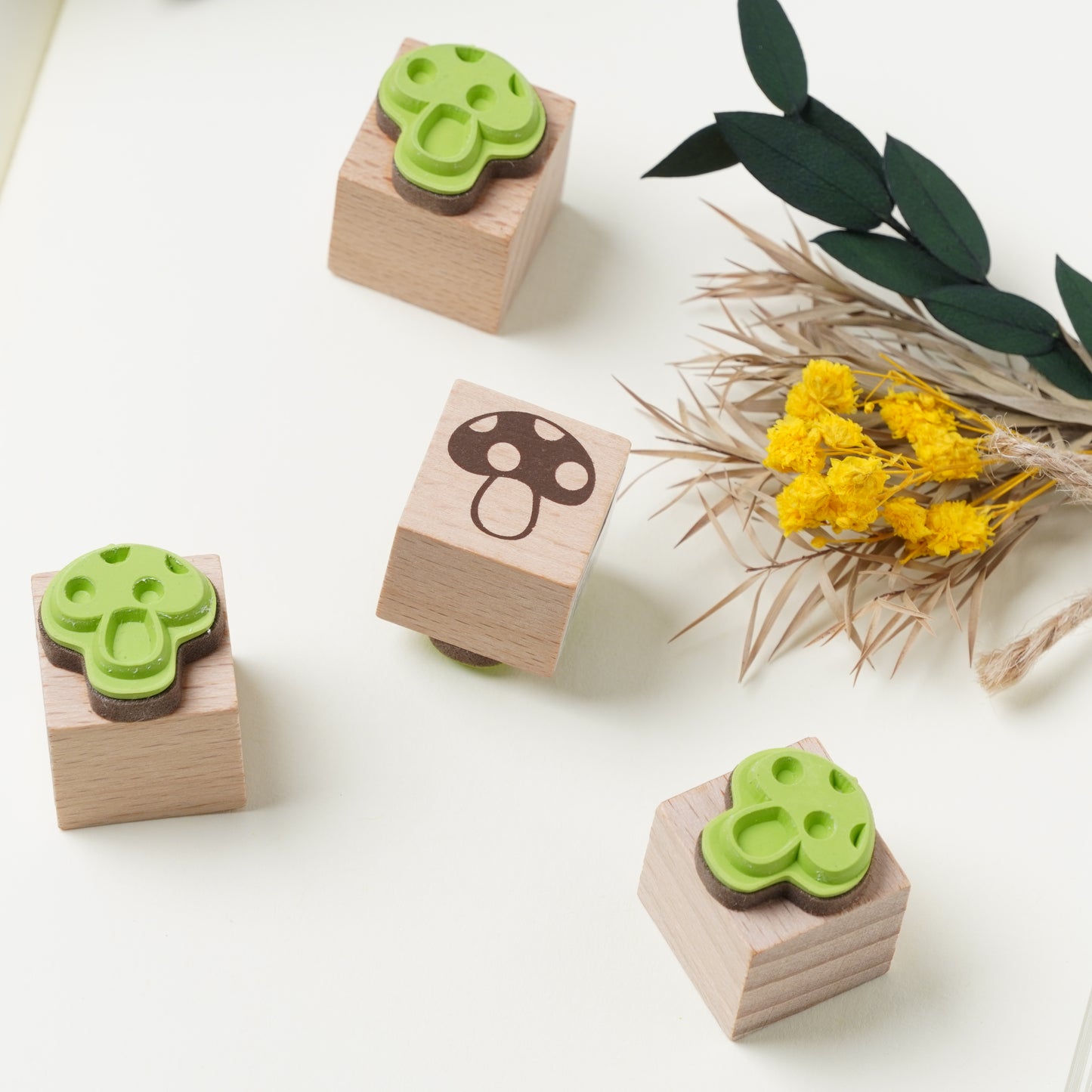 Wooden Stamp - Mushroom