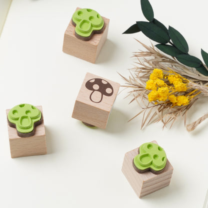 Wooden Stamp - Mushroom