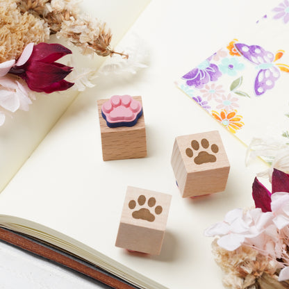 Wooden Stamp - Paw Print