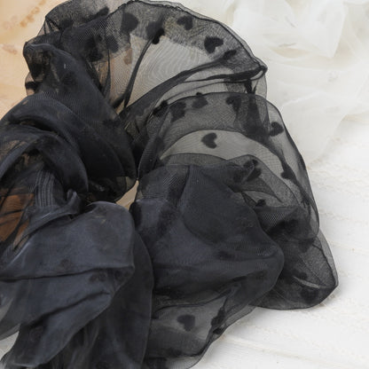 Heart Pattern Scrunchie