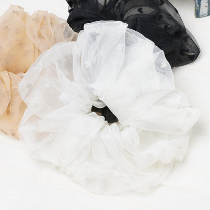 Heart Pattern Scrunchie