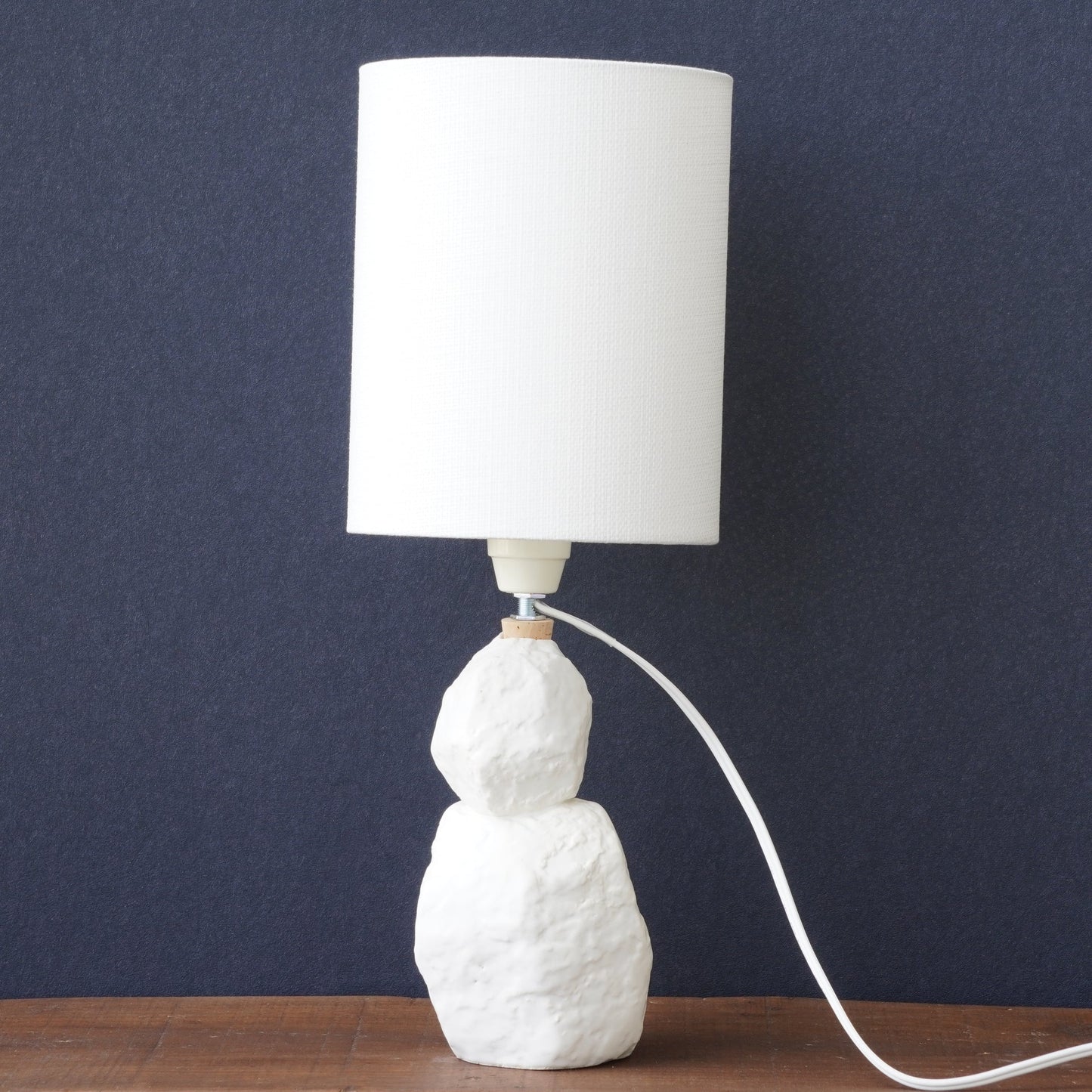 Japanese Ceramic Table Lamp L - Handmade Pottery Lighting by 3rd Ceramics