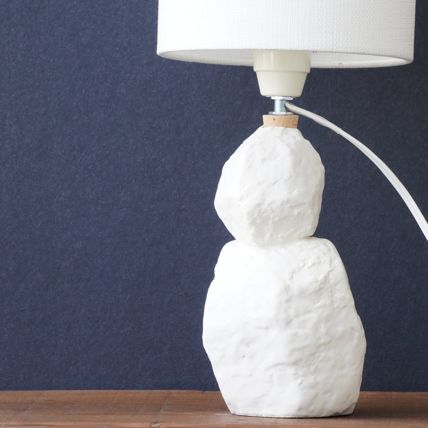 Japanese Ceramic Table Lamp L - Handmade Pottery Lighting by 3rd Ceramics