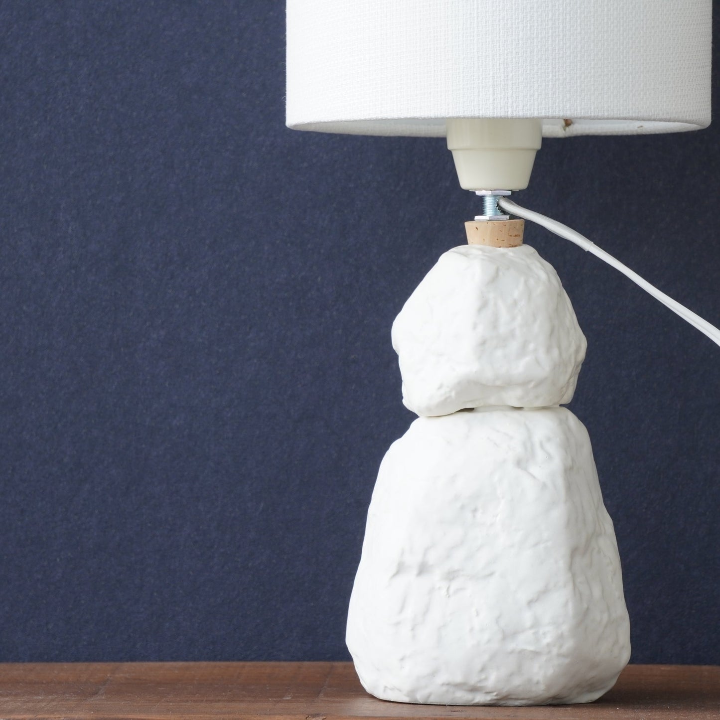 Japanese Ceramic Table Lamp L - Handmade Pottery Lighting by 3rd Ceramics