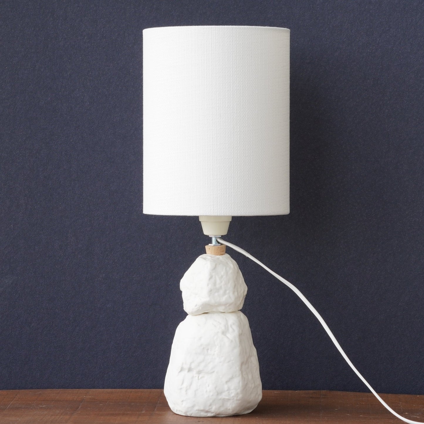 Japanese Ceramic Table Lamp L - Handmade Pottery Lighting by 3rd Ceramics