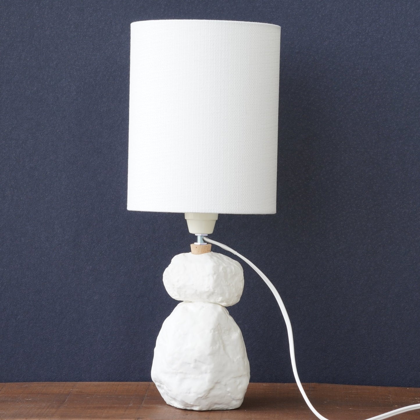 Japanese Ceramic Table Lamp L - Handmade Pottery Lighting by 3rd Ceramics