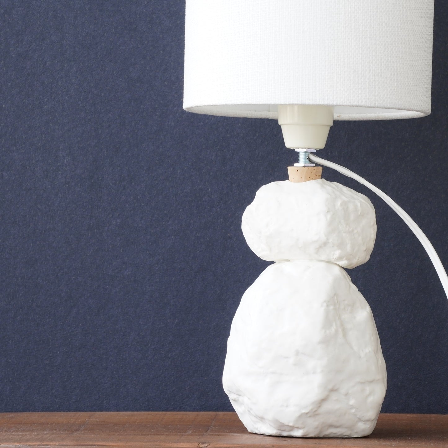 Japanese Ceramic Table Lamp L - Handmade Pottery Lighting by 3rd Ceramics