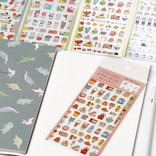 Watashi Biyori Daily Clear Stickers - Sweets