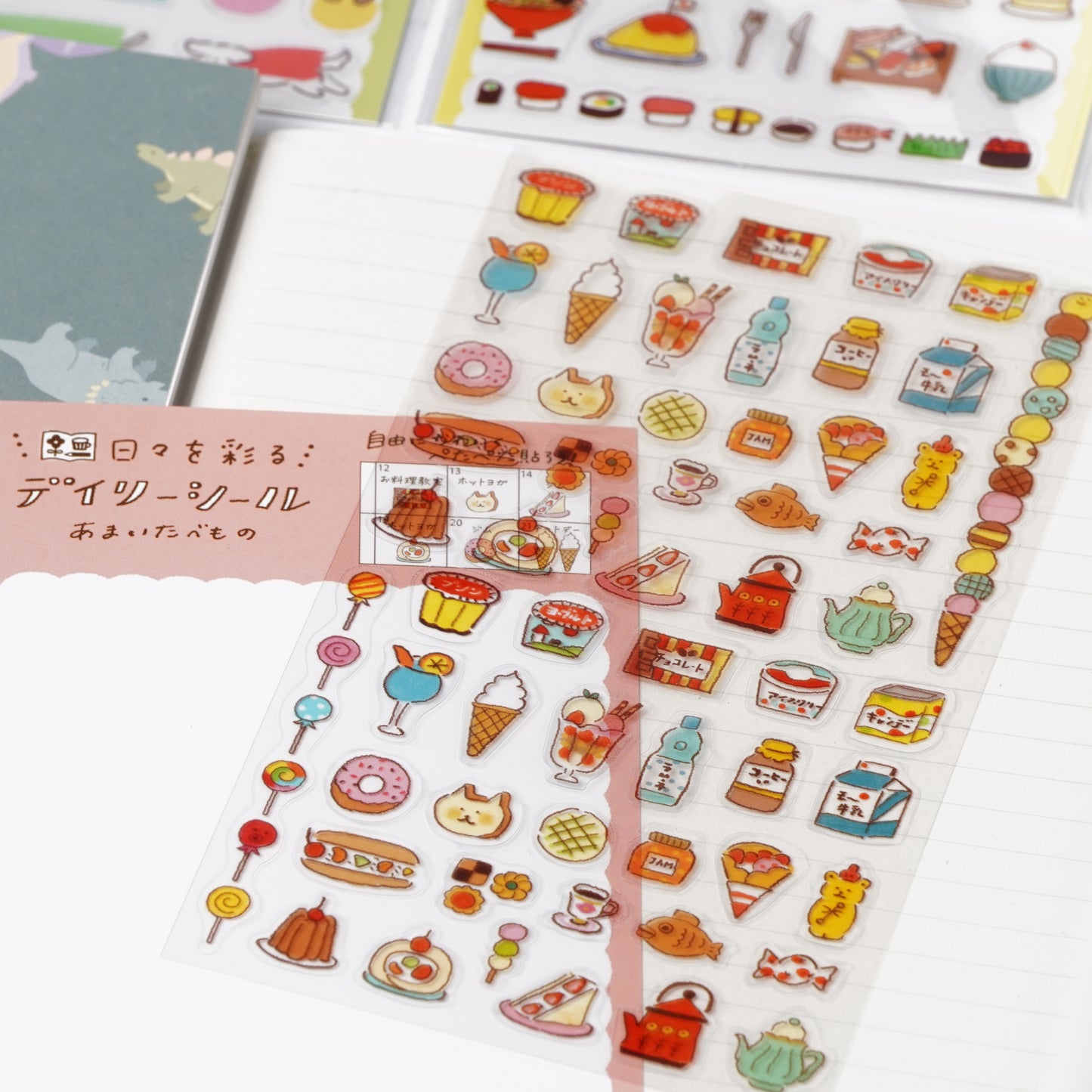 Watashi Biyori Daily Clear Stickers - Sweets