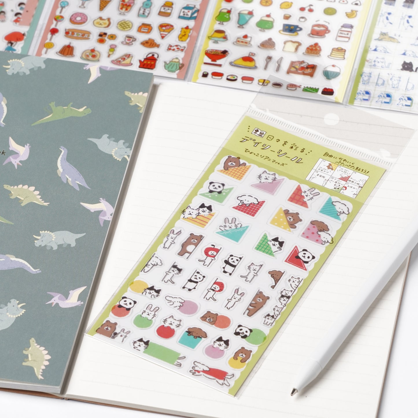 Watashi Biyori Daily Clear Stickers - Animals