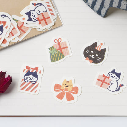 Washi Flake Stickers - Cats