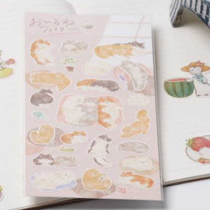 MINDWAVE Sticker - Ohirune Family Nekozaki Family