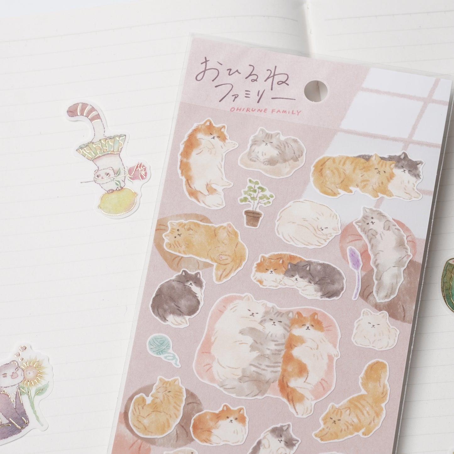 MINDWAVE Sticker - Ohirune Family Nekozaki Family