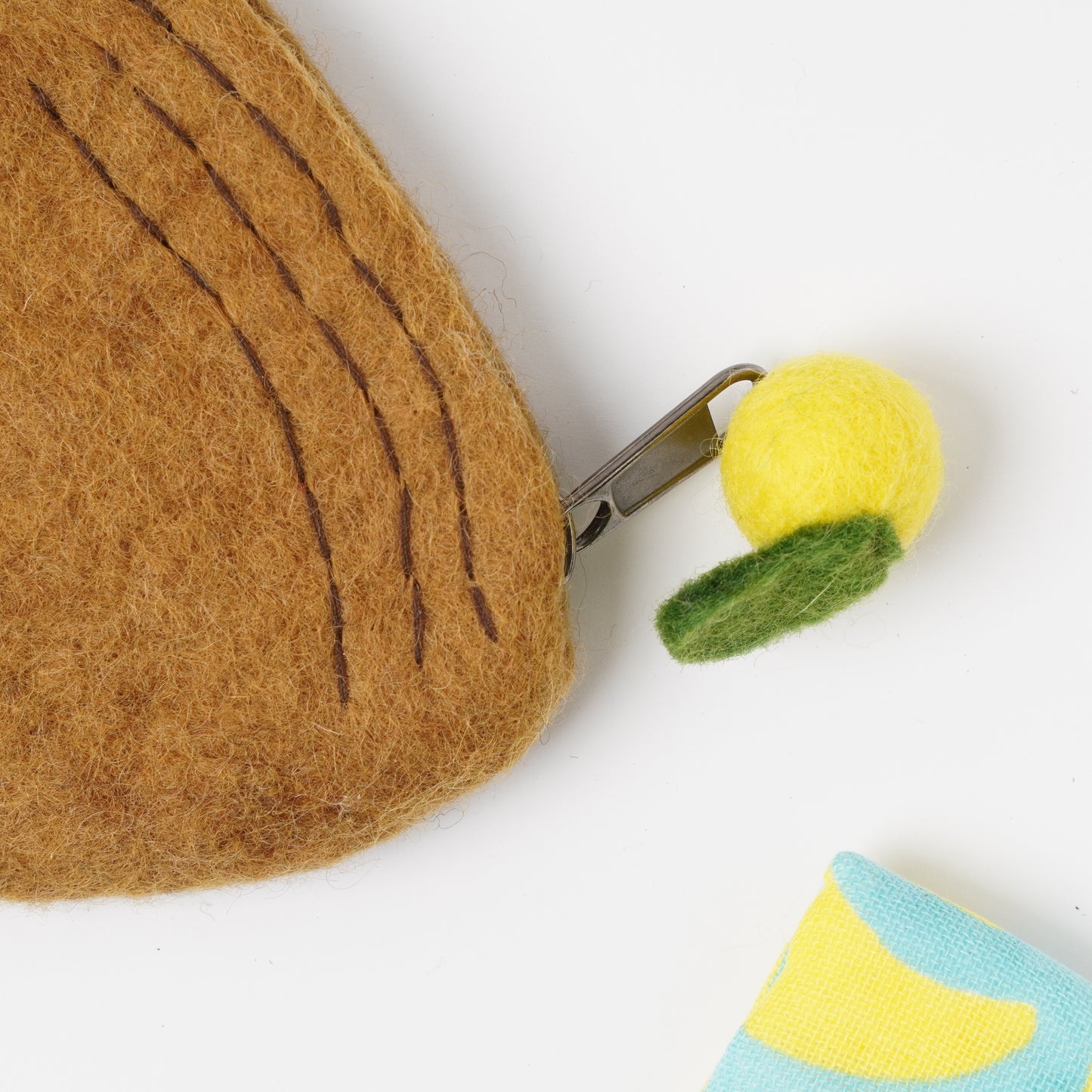 Wool Felt Capybara Pouch
