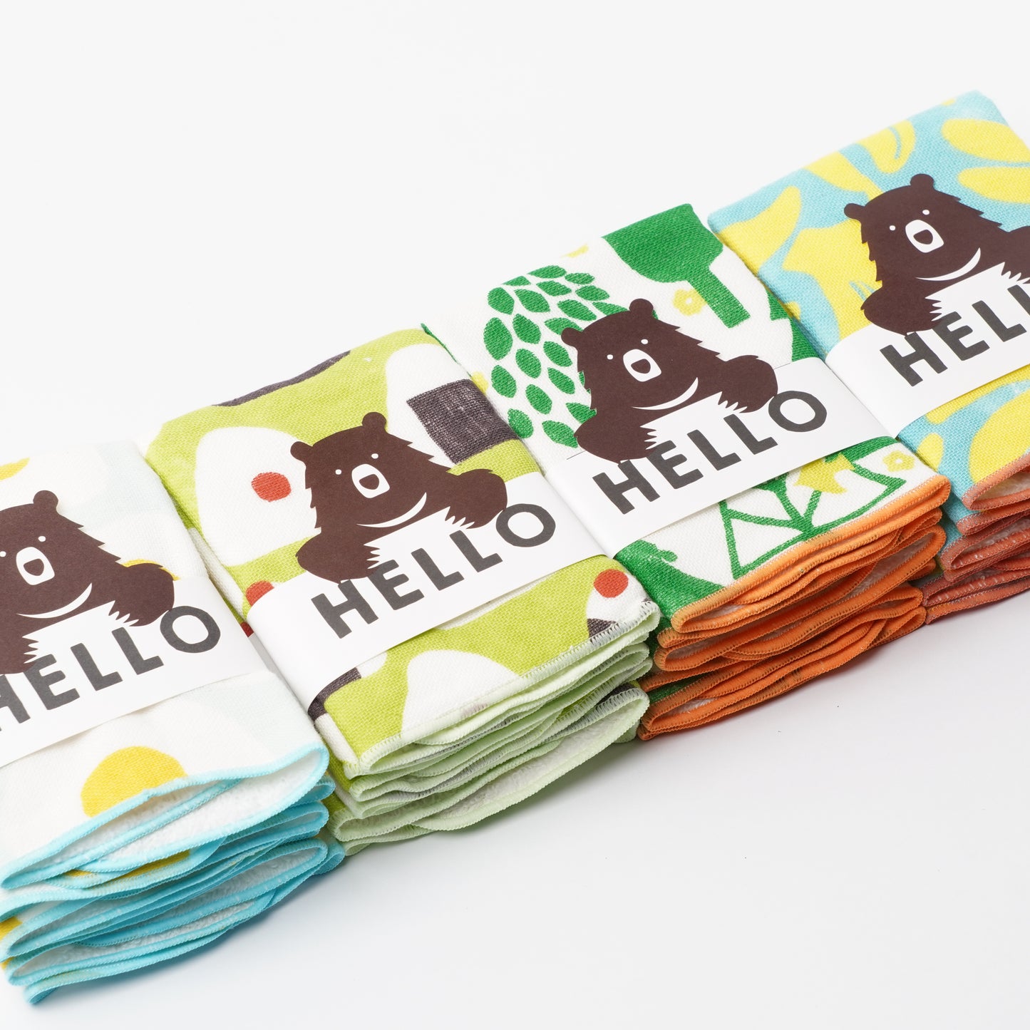 HELLO BEAR Towel Handkerchief - Onigiri