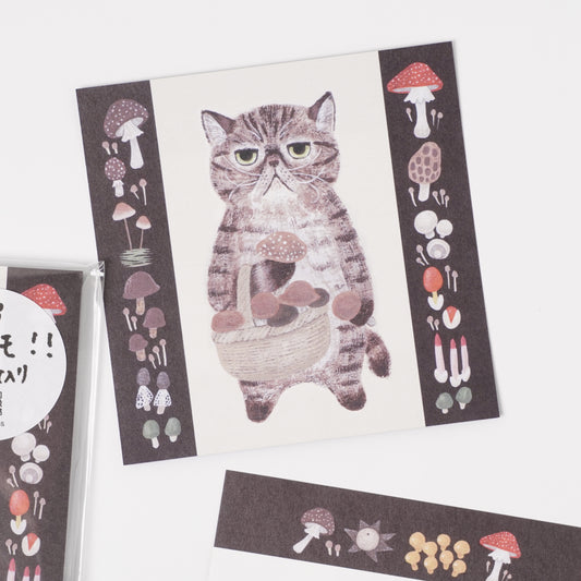 Black Cat Memo - Exotic Shorthair