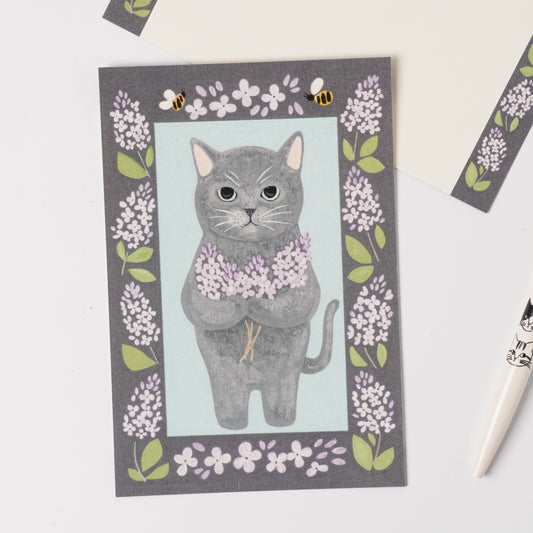 Cats from a Storybook Series - Russian Blue