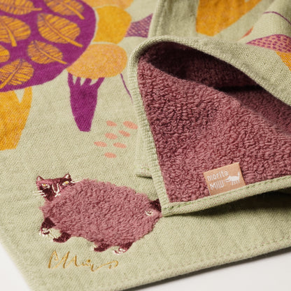 【moritaMiW】Fluffy Animal Handkerchief Hand Towel Size - City Cat